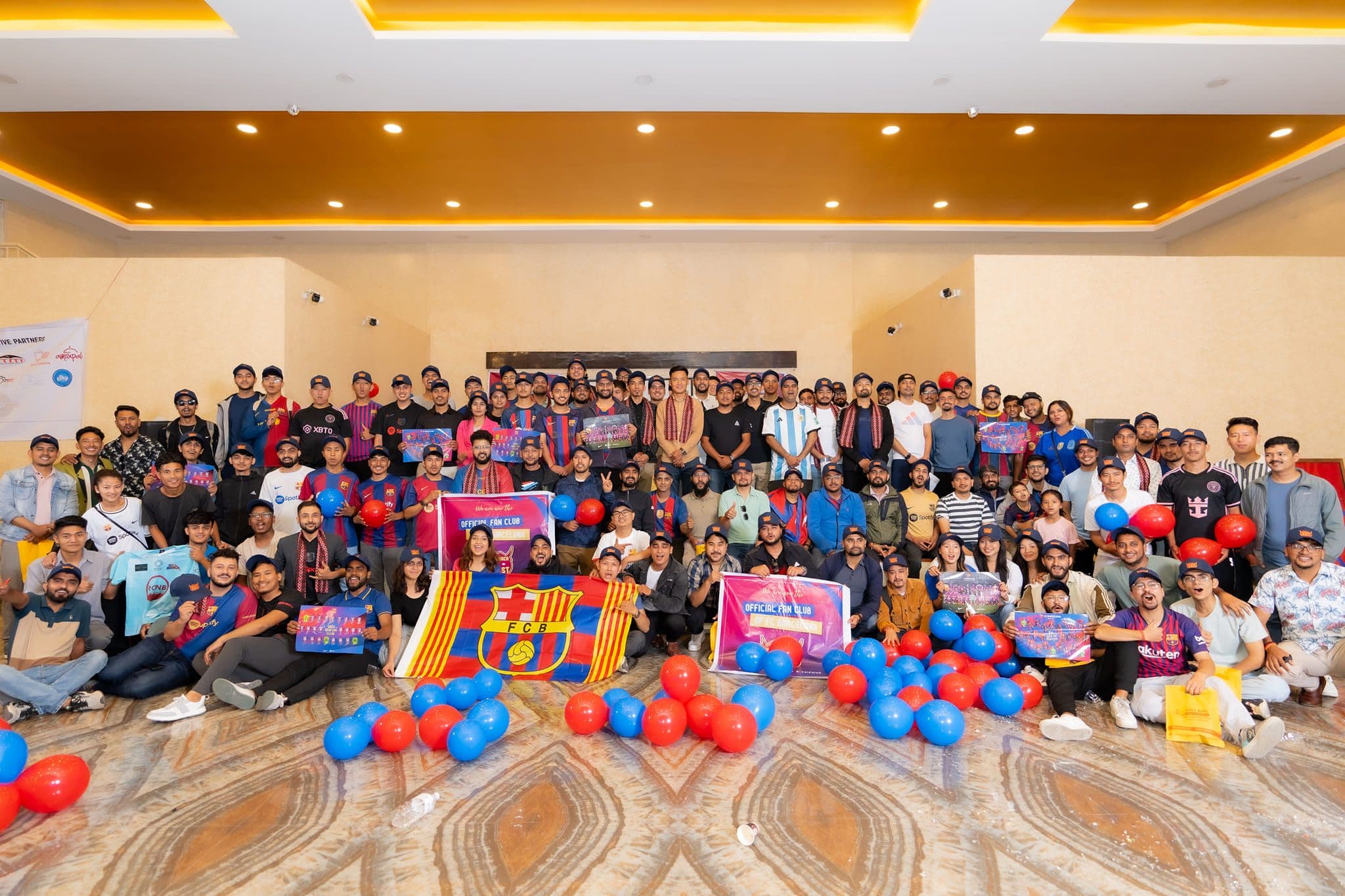 Inauguration of Penya Barca de Everest